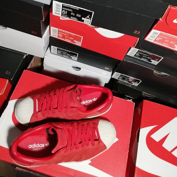 'RARE" ADIDAS SUPERSTAR 80s "SCARLETT"FIT WOMEN'S US SIZE 6.5 MINT CONDIT NO BOX - Picture 6 of 9